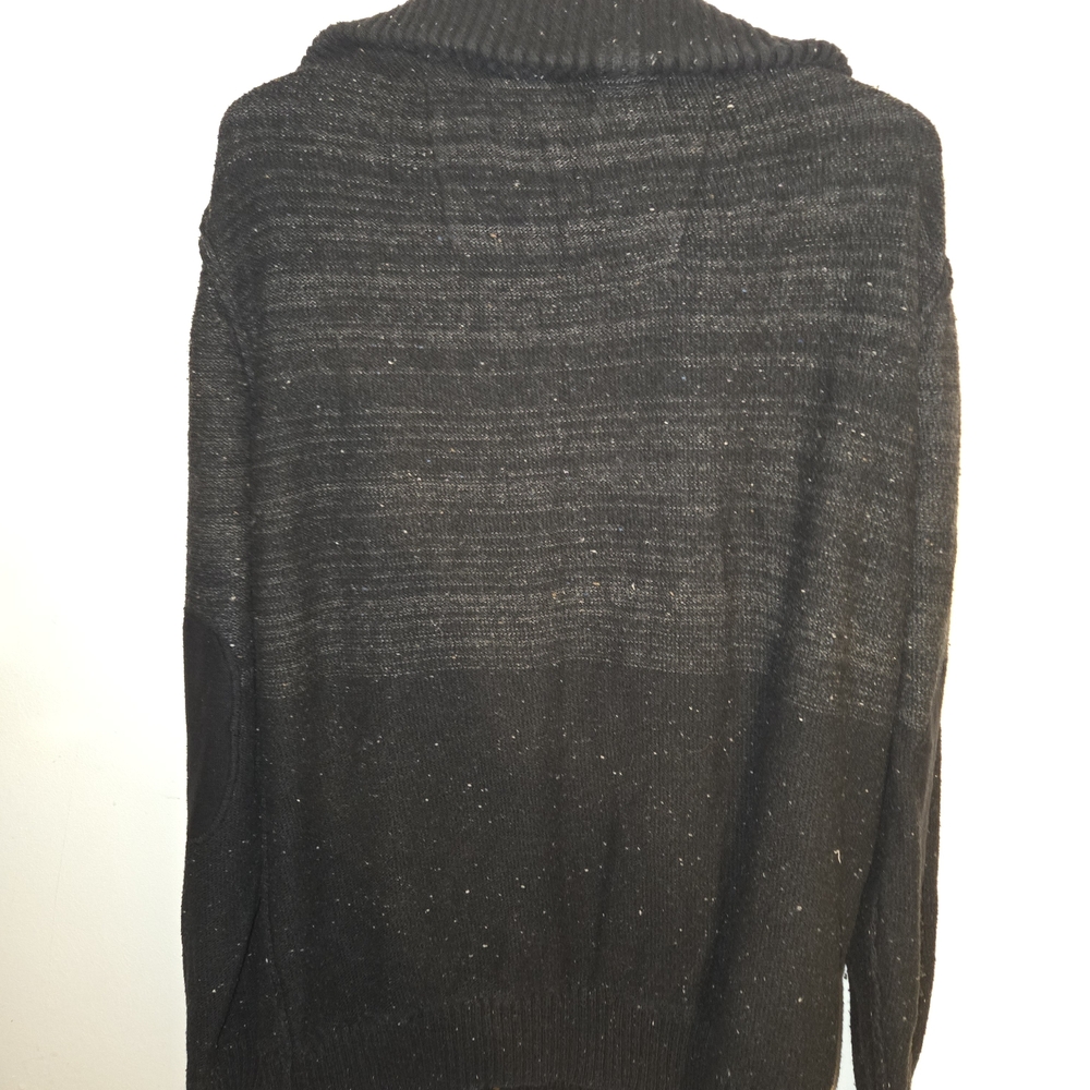 Projek Raw Men's Charcoal Zip-Up Sweater - Picture 2 of 3
